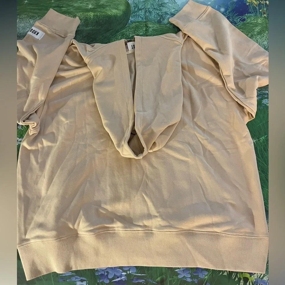 KROST Mushroom Zip Hoodie Sweatshirt, Neutral, XL, NWT - Picture 14 of 15